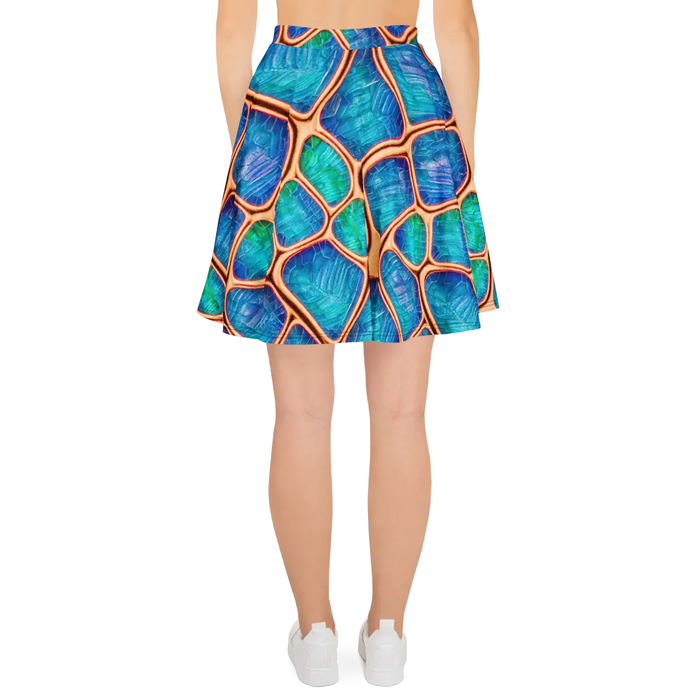 Amber Reef on Skater Skirt — Back