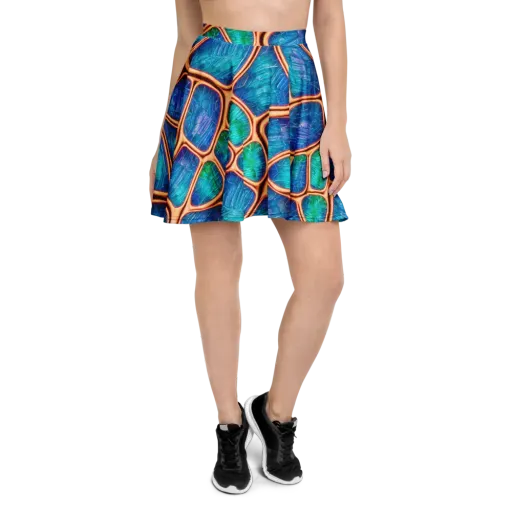 Amber Reef on a Skater Skirt