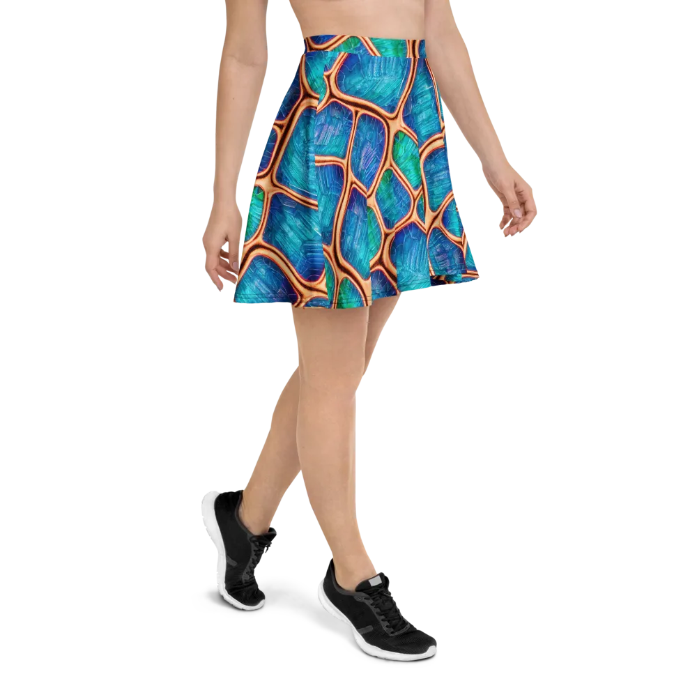 Amber Reef on Skater Skirt — Right