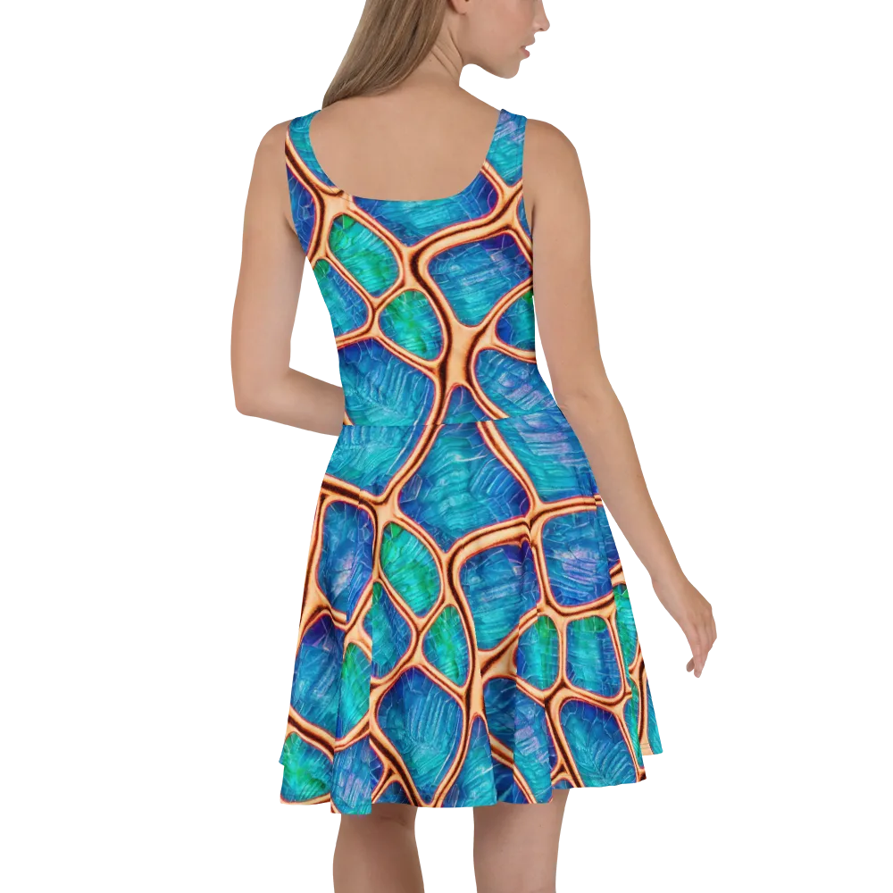 Amber Reef on Skater Dress — Back