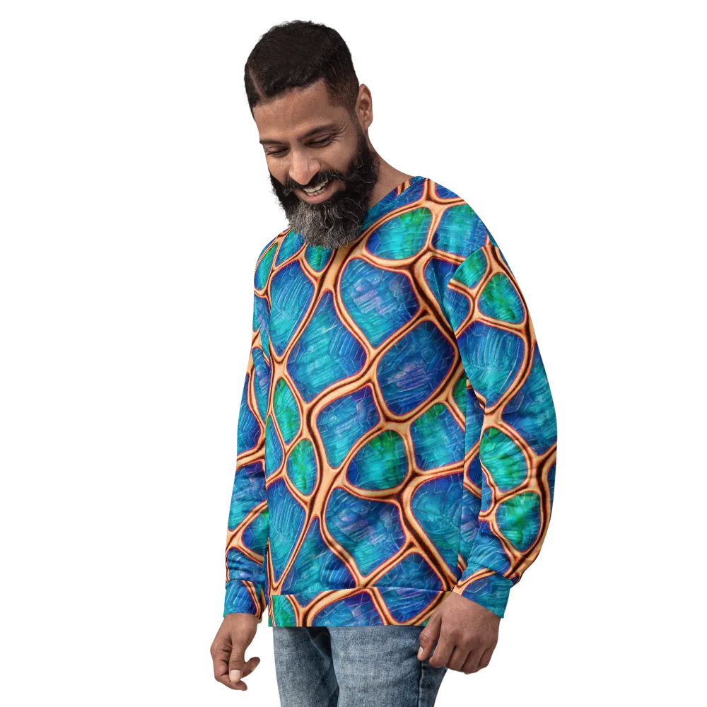 Amber Reef on Sweatshirt — Left Front