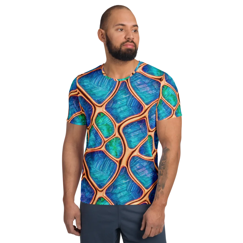 Amber Reef on Men's Athletic T-Shirt — Front