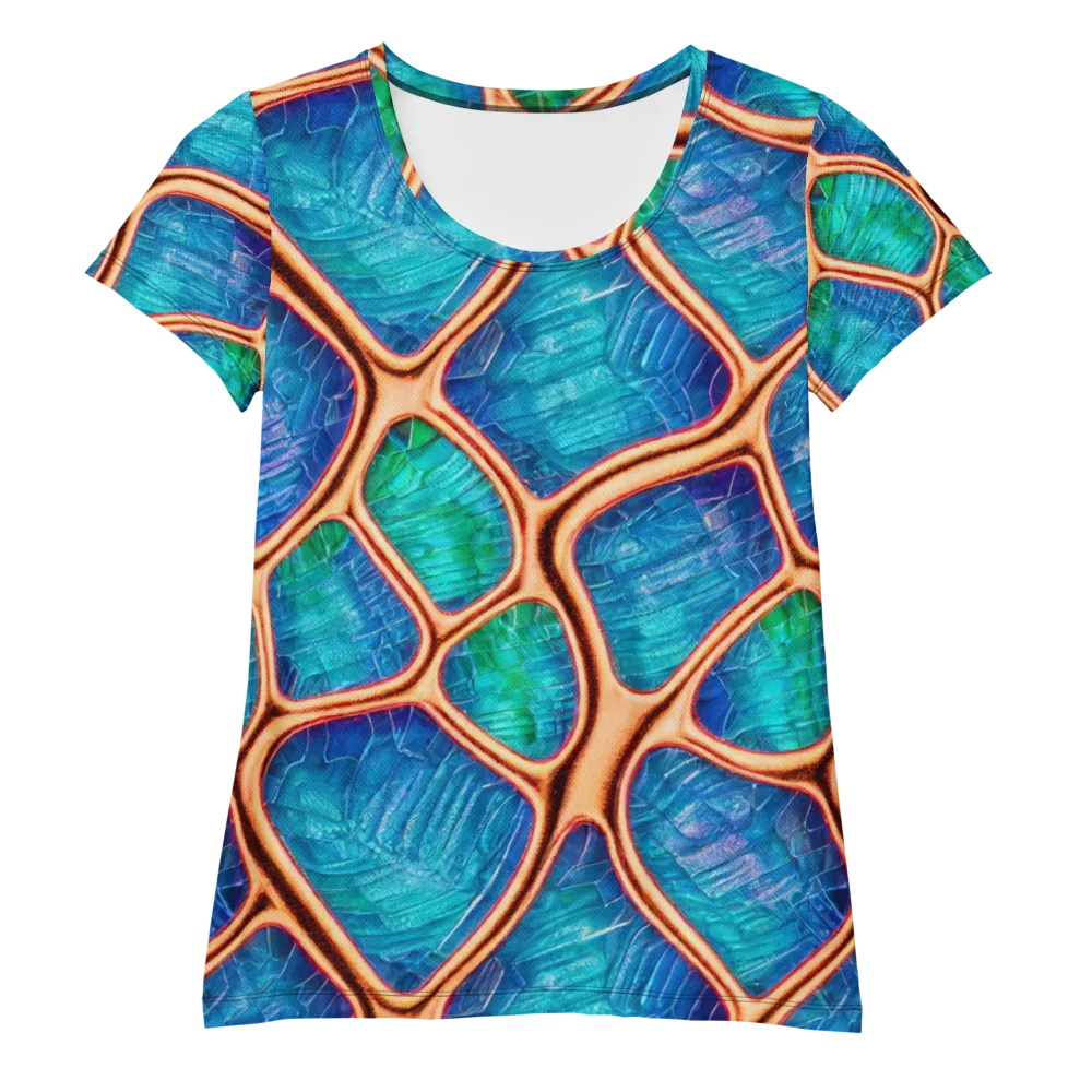 Amber Reef on Women's Athletic T-Shirt — Front