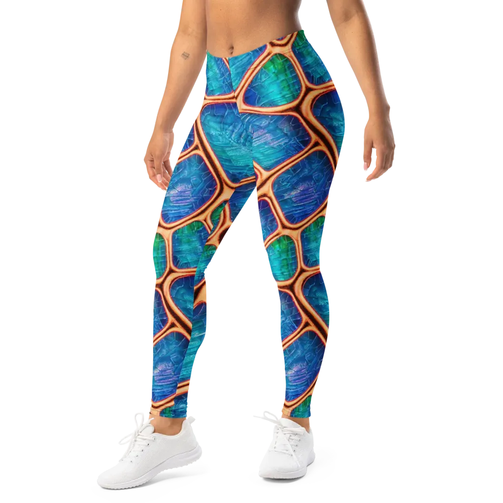 Amber Reef on Leggings — Left Front
