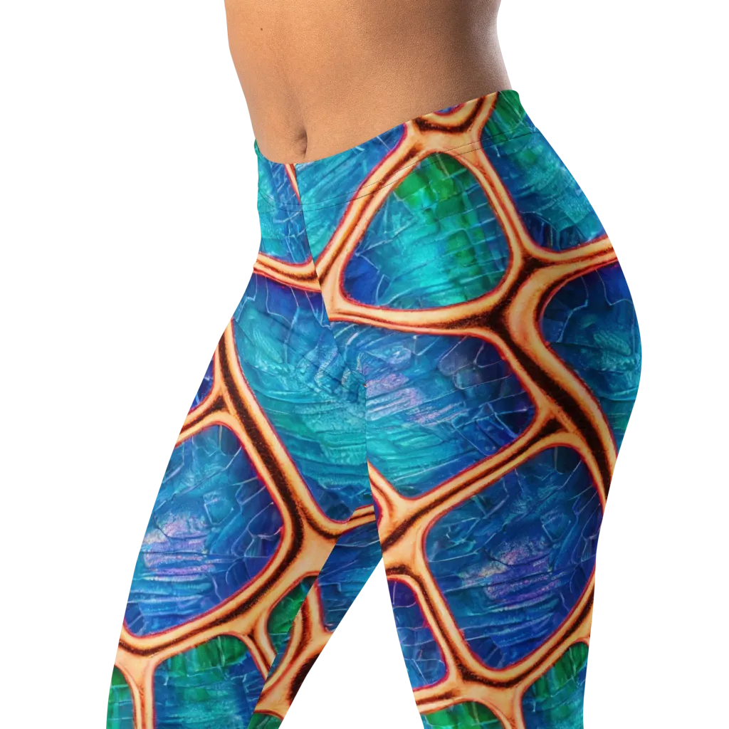 Amber Reef on Leggings — Left Front