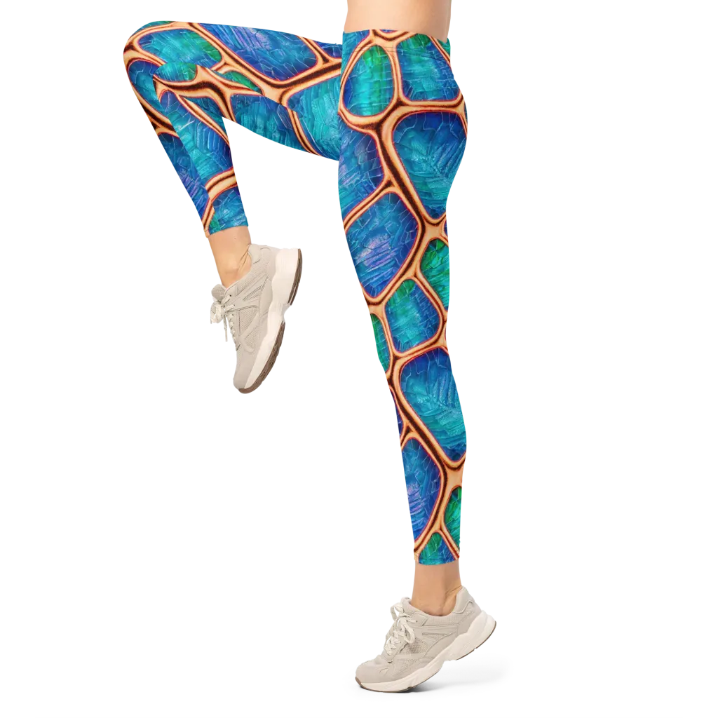 Amber Reef on Leggings — Left