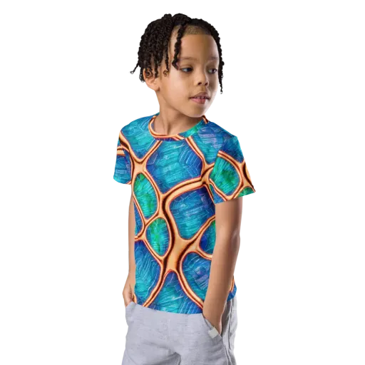 Amber Reef on a Kids Crew Neck T-Shirt