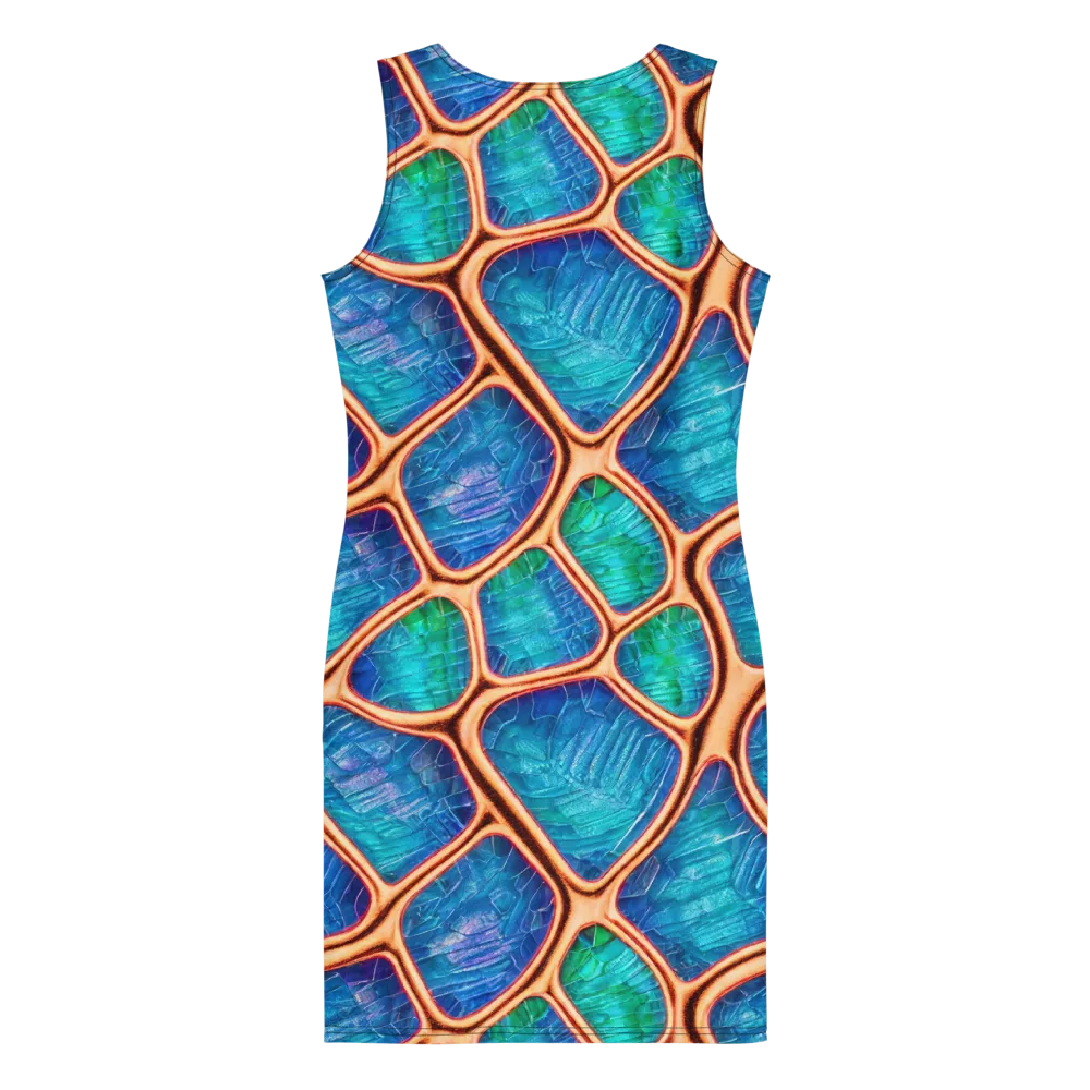 Amber Reef on Bodycon Dress — Back