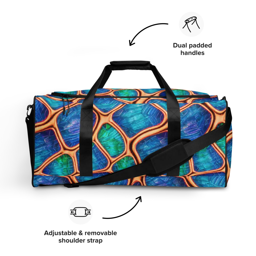 Amber Reef on Duffle Bag — Front
