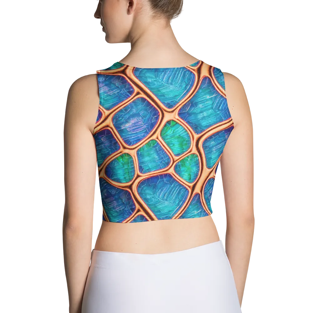 Amber Reef on Crop Top — Back