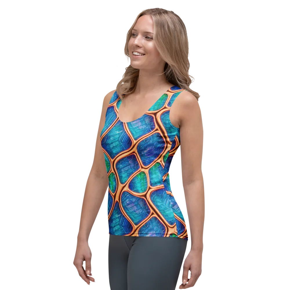 Amber Reef on Women's Tank Top — Left Front