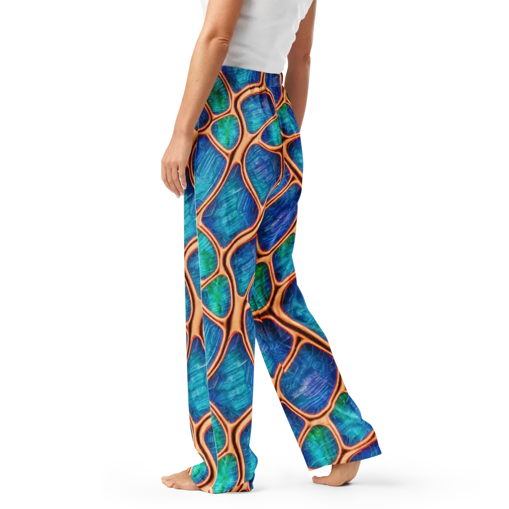 Amber Reef on Women's Pajama Pants — Left