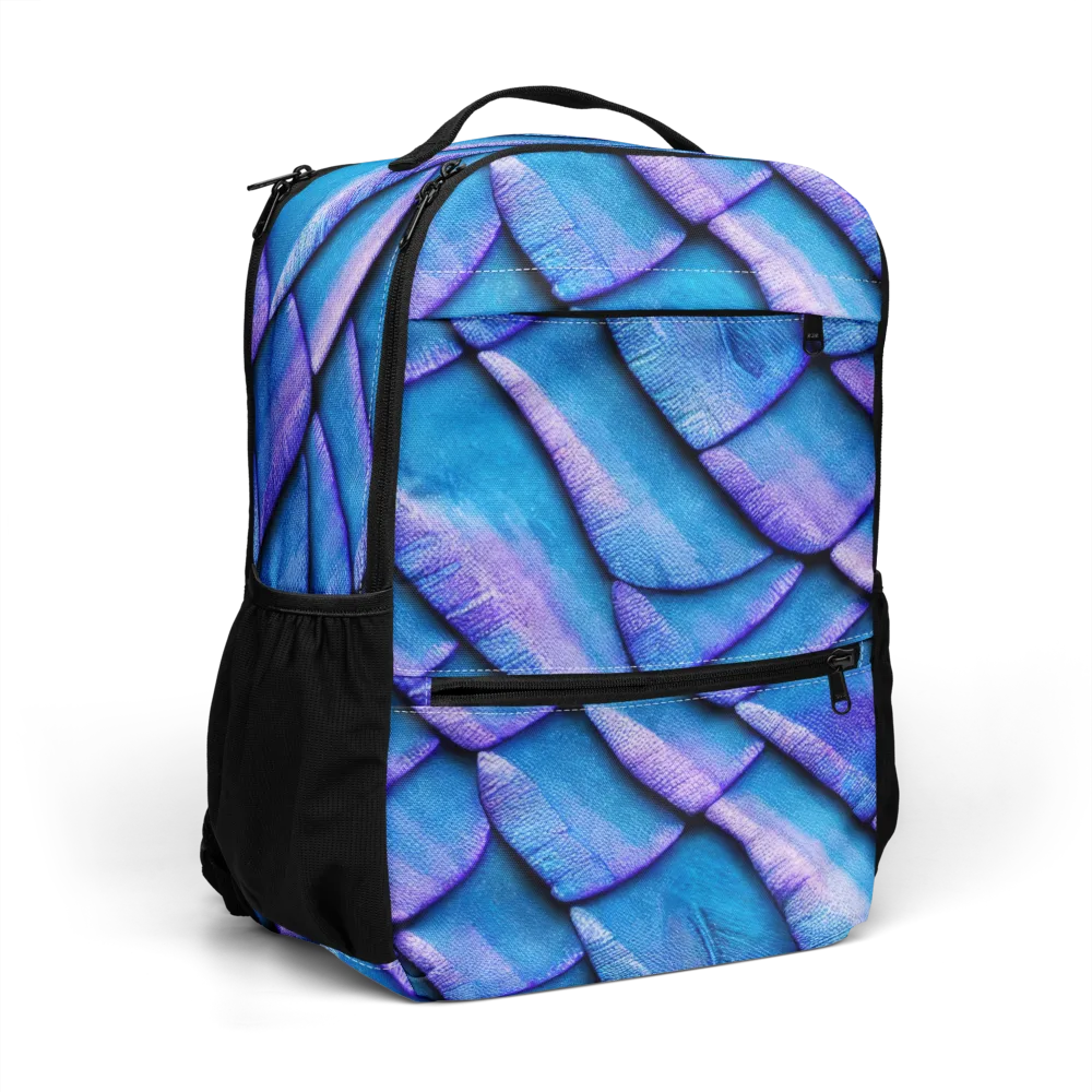 Electric Scales on Utility Backpack — Right Front