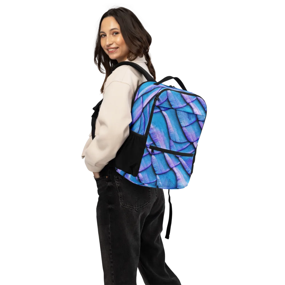 Electric Scales on Utility Backpack — Back
