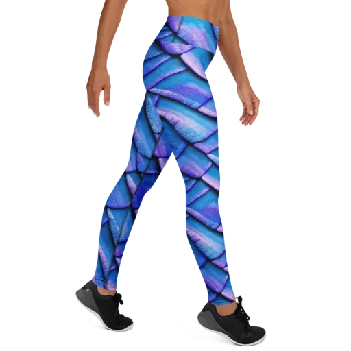 Electric Scales on a Yoga Leggings