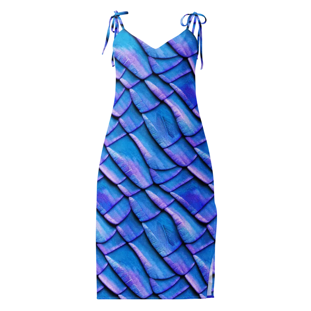 Electric Scales on Slip Dress — Front