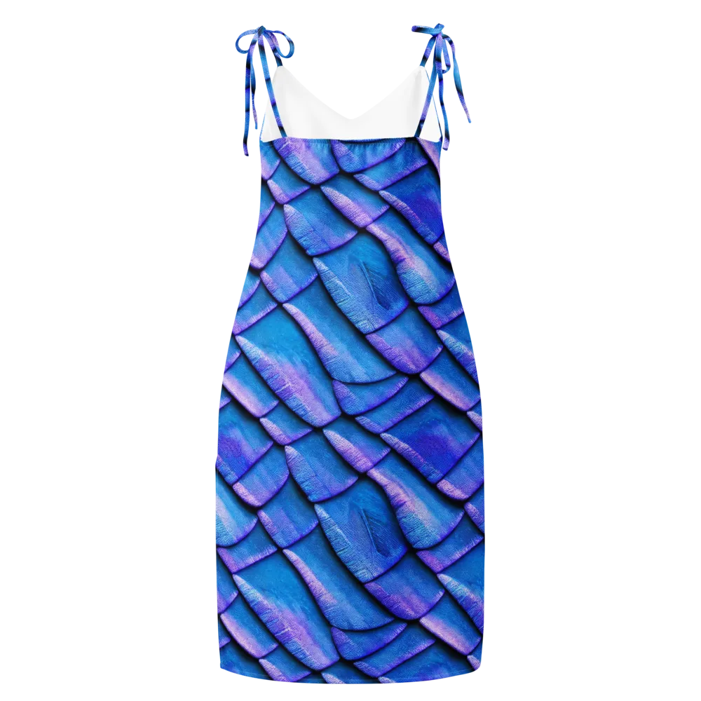 Electric Scales on Slip Dress — Back