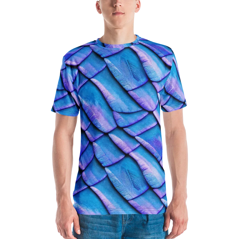 Electric Scales on Men's Crew Neck T-Shirt — Front