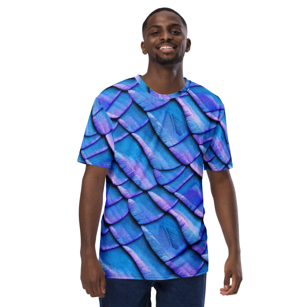 Electric Scales on Men's Crew Neck T-Shirt — Front