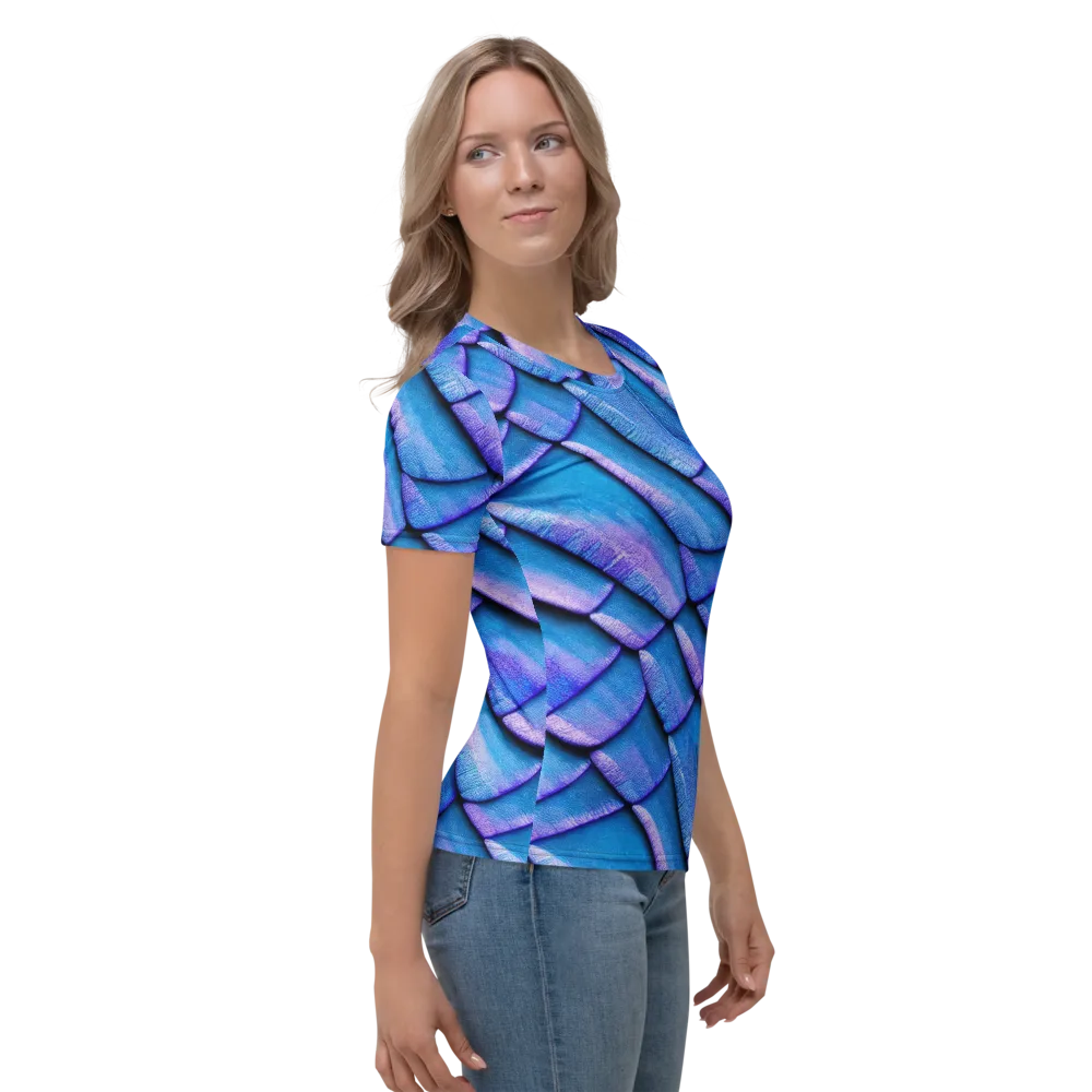 Electric Scales on Women's Crew Neck T-Shirt — Right