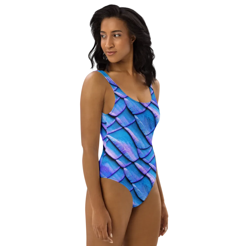 Electric Scales on One-Piece Swimsuit — Right