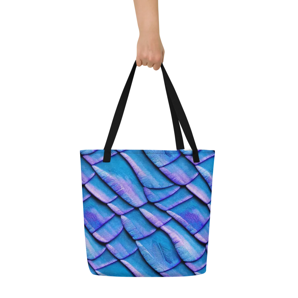 Electric Scales on Large Tote Bag W/ Pocket — Front