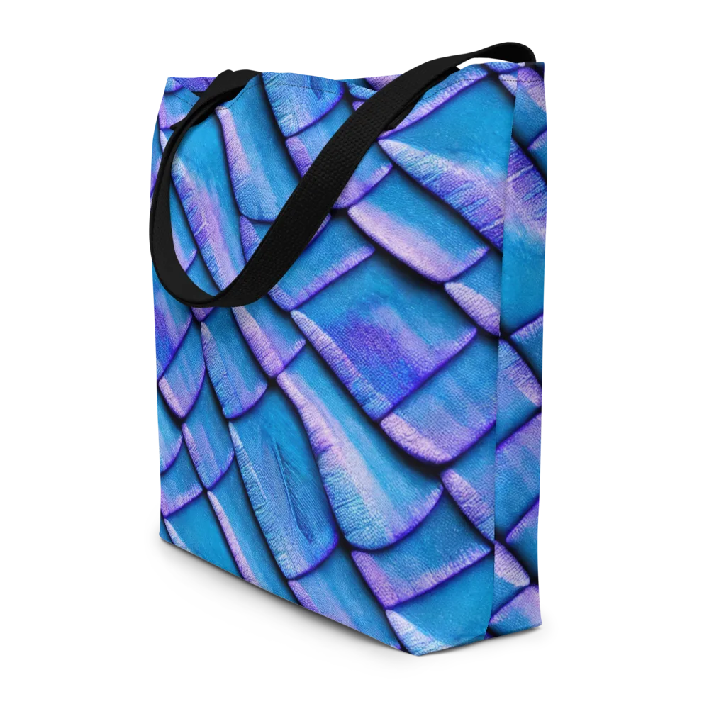 Electric Scales on Large Tote Bag W/ Pocket — Front