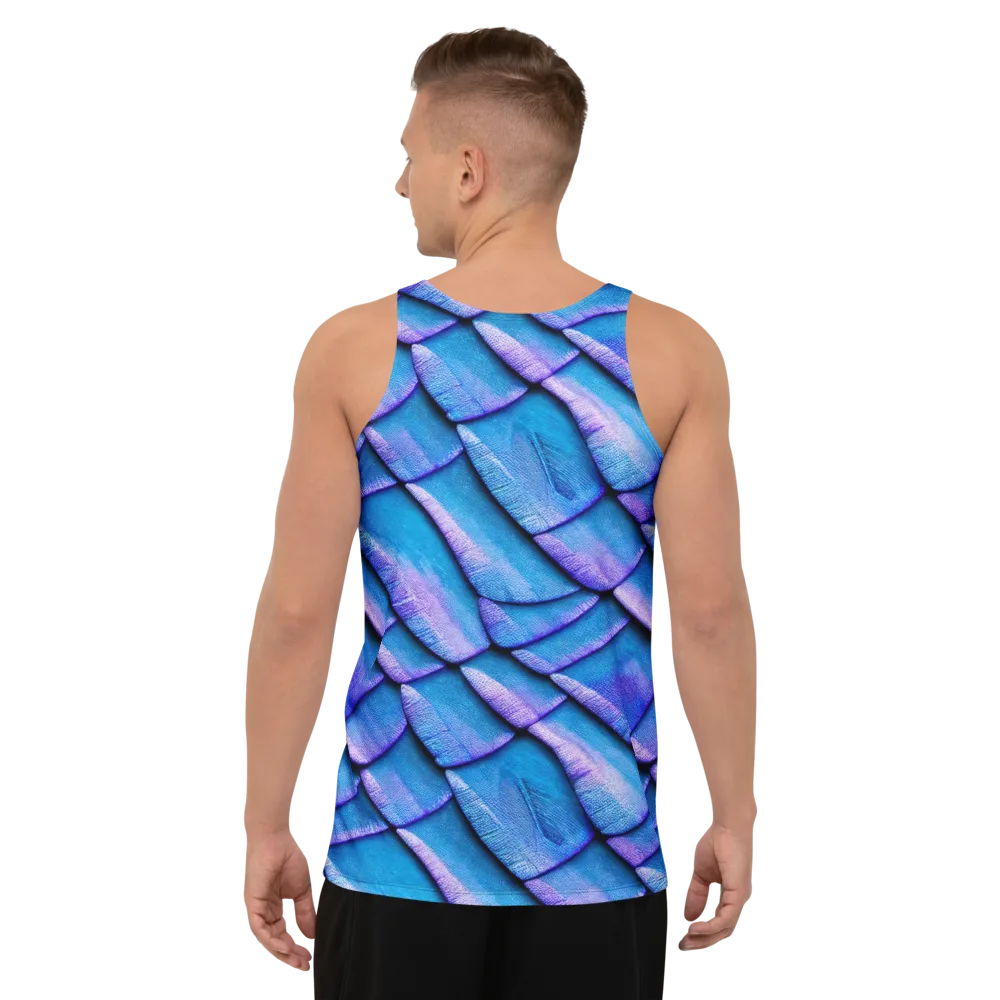 Electric Scales on Men's Tank Top — Back