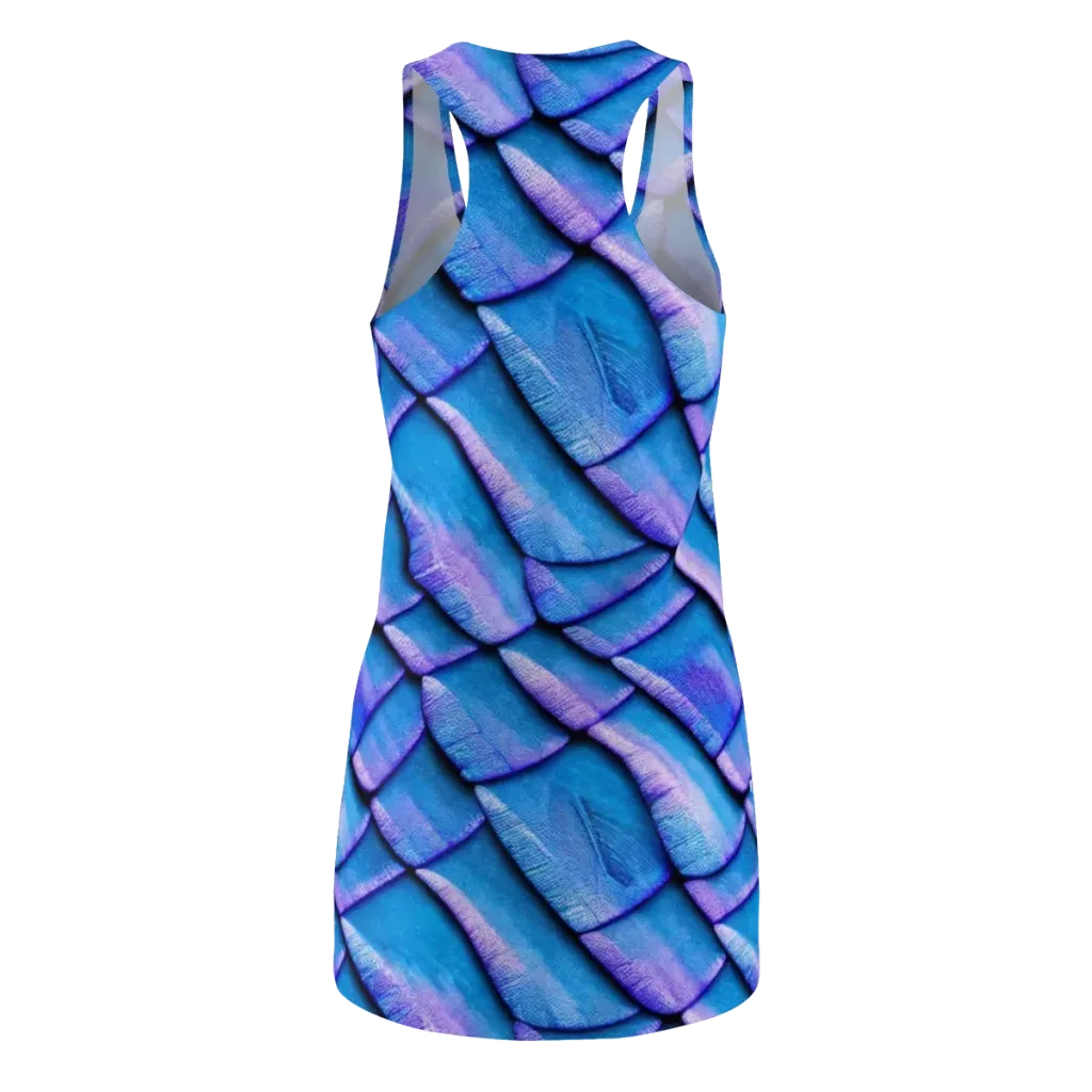 Electric Scales on Racerback Dress — Back