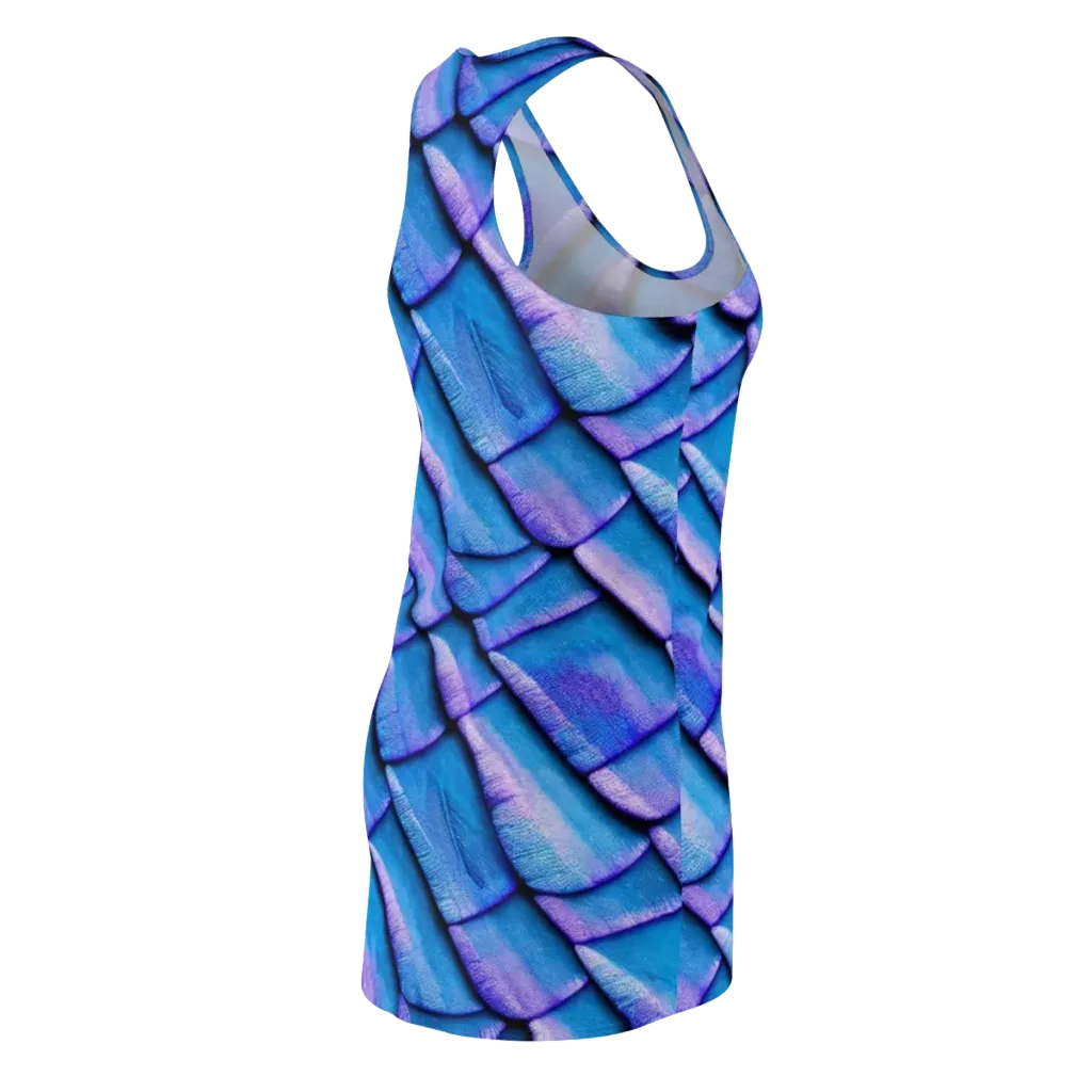 Electric Scales on Racerback Dress — Back Side