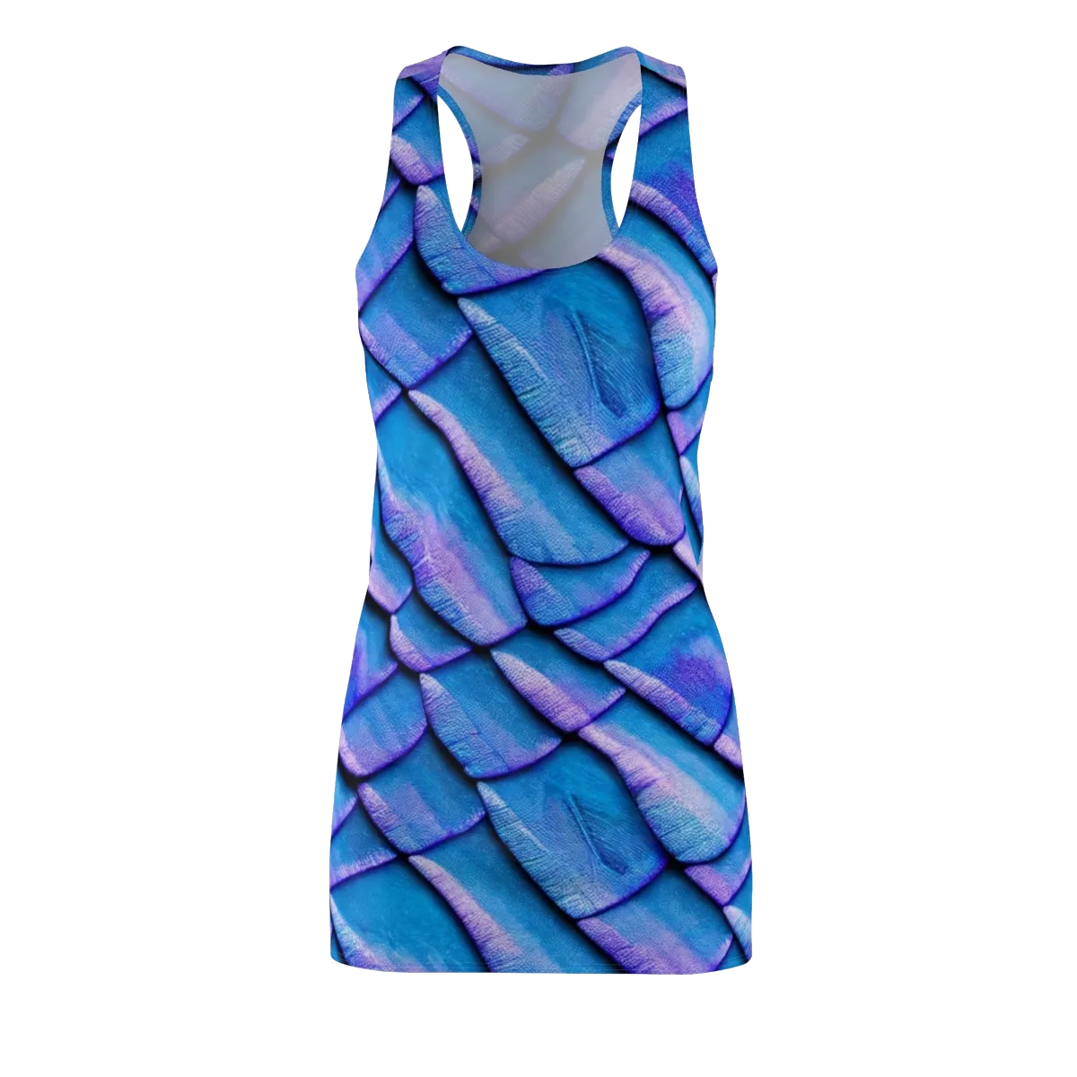 Electric Scales on Racerback Dress — Front