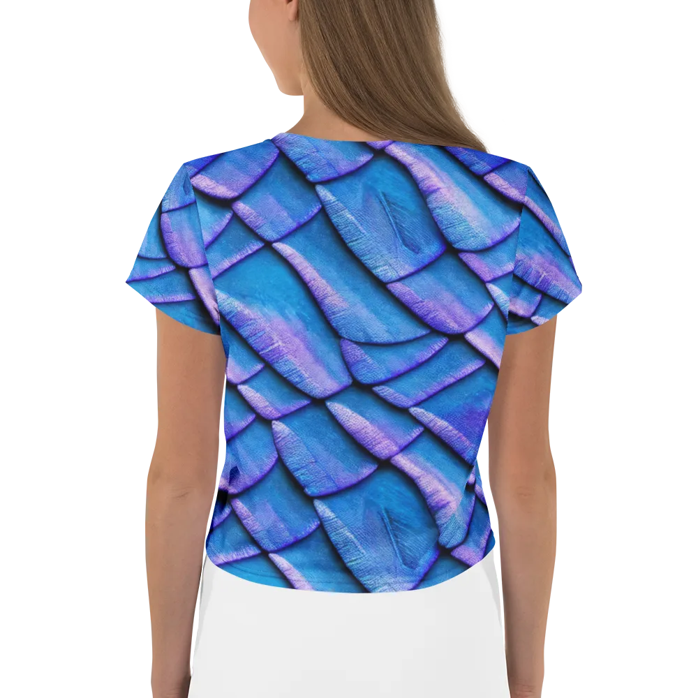 Electric Scales on Crop Tee — Back
