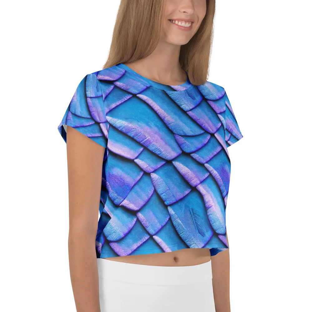 Electric Scales on Crop Tee — Right