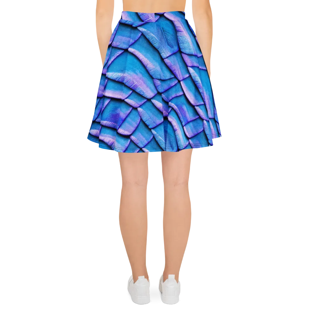 Electric Scales on Skater Skirt — Back
