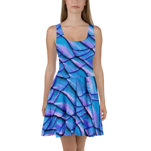 Electric Scales on a Skater Dress