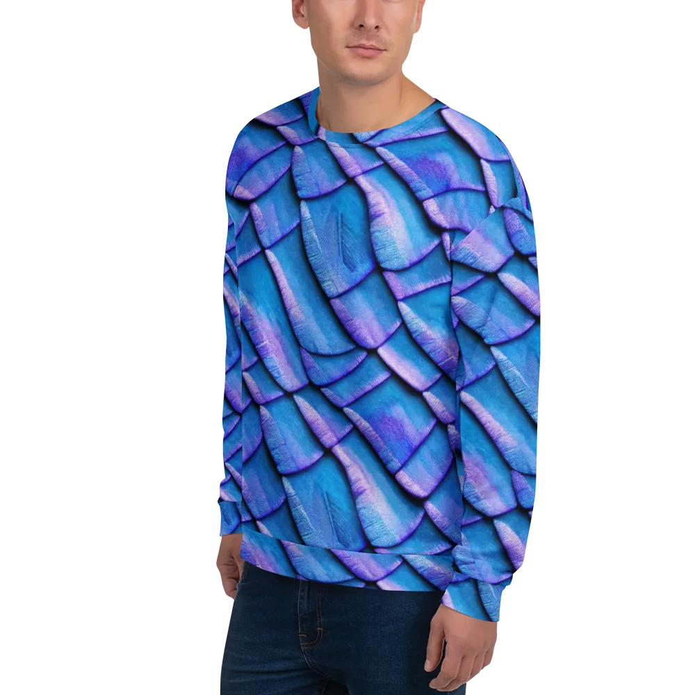 Electric Scales on Sweatshirt — Left Front