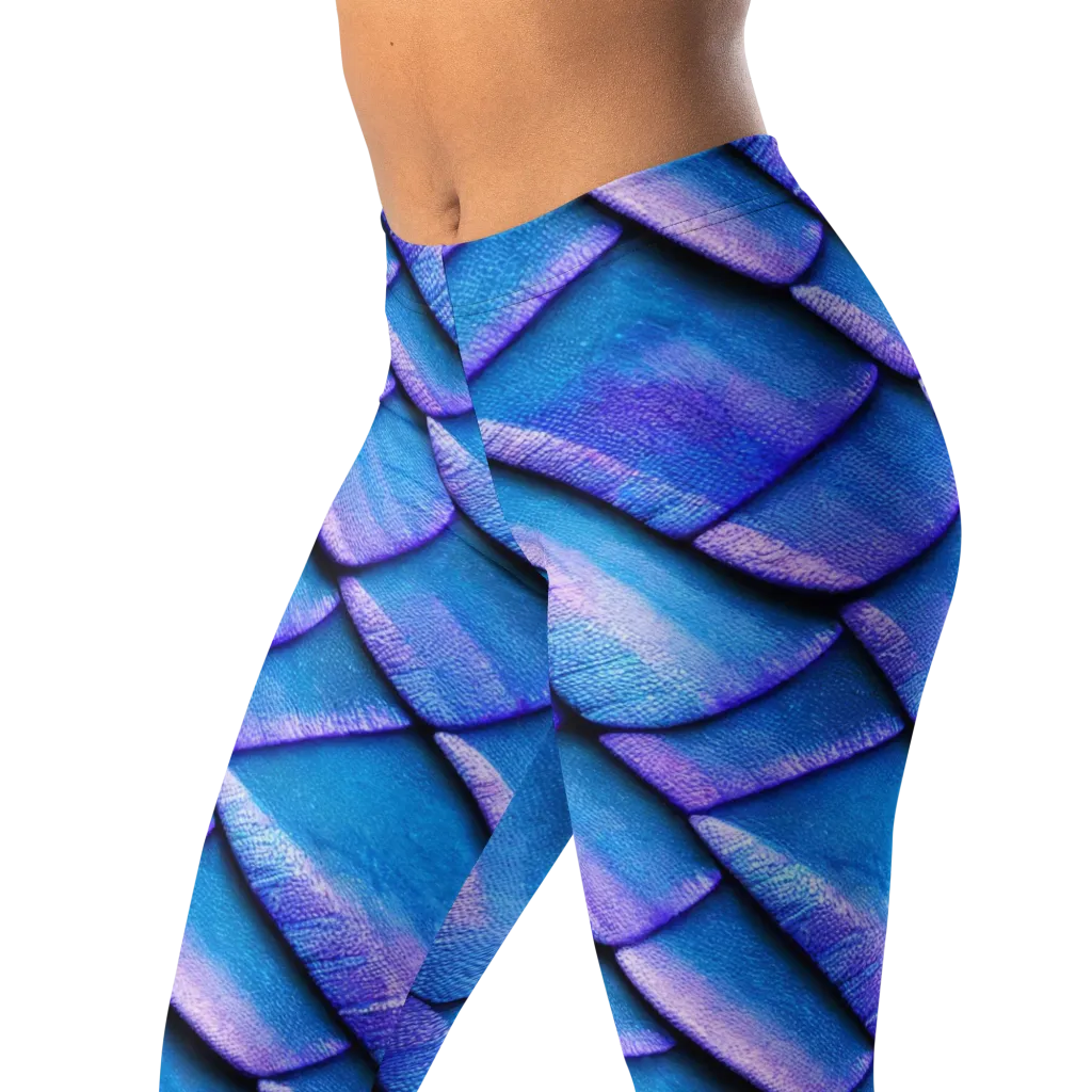 Electric Scales on Leggings — Left Front