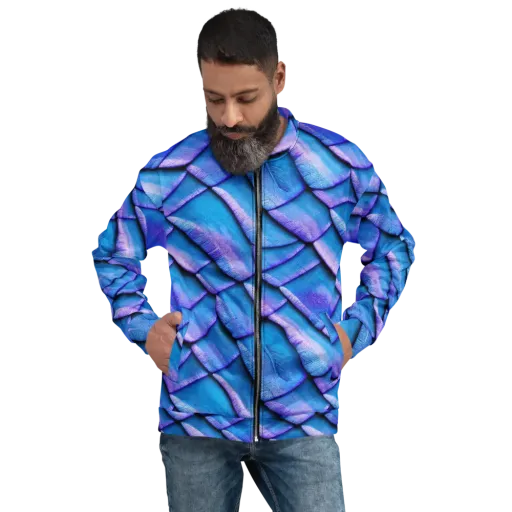 Electric Scales on a Bomber Jacket