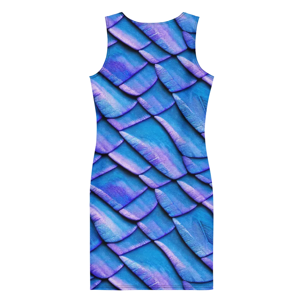 Electric Scales on Bodycon Dress — Back