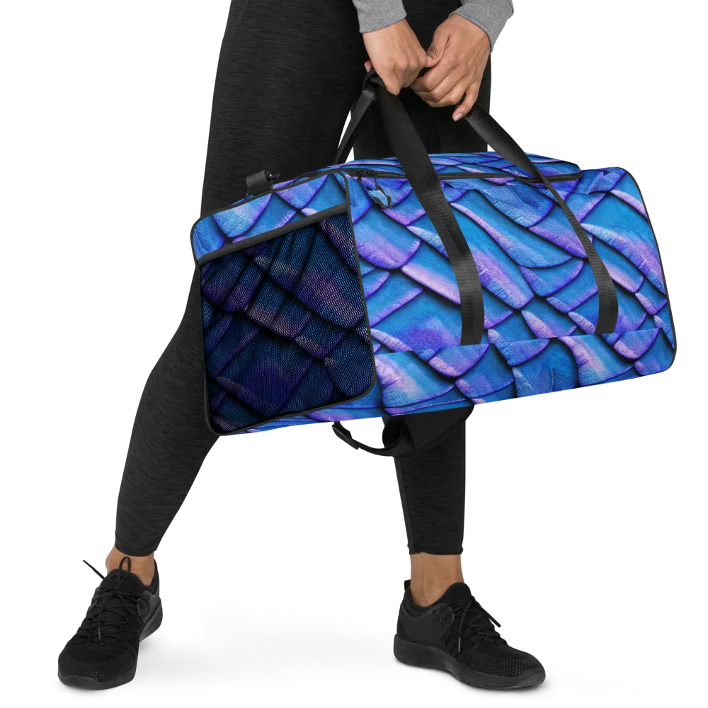 Electric Scales on Duffle Bag — Right Front