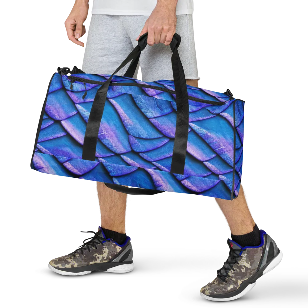 Electric Scales on Duffle Bag — Front