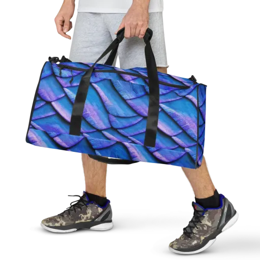 Electric Scales on a Duffle Bag