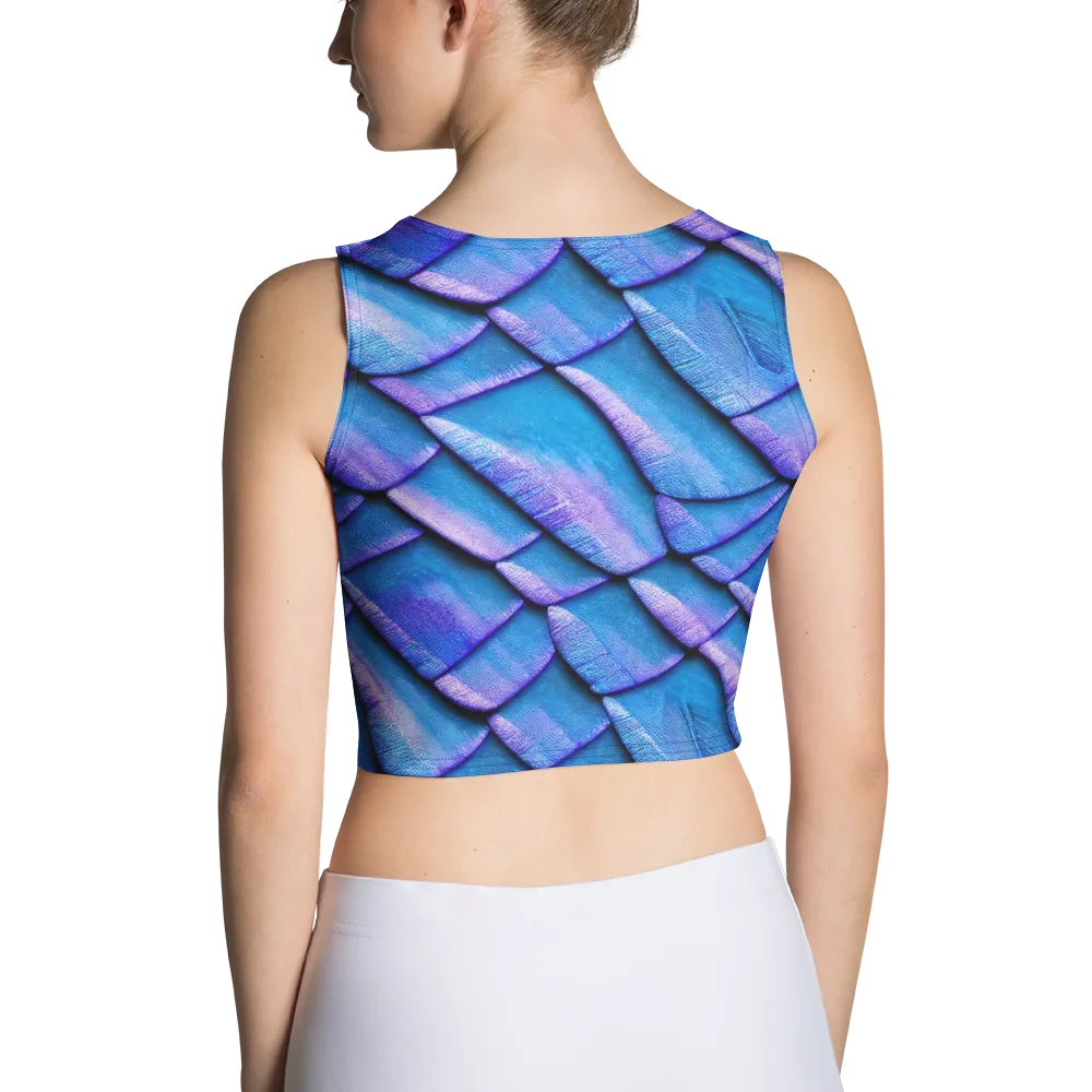 Electric Scales on Crop Top — Back