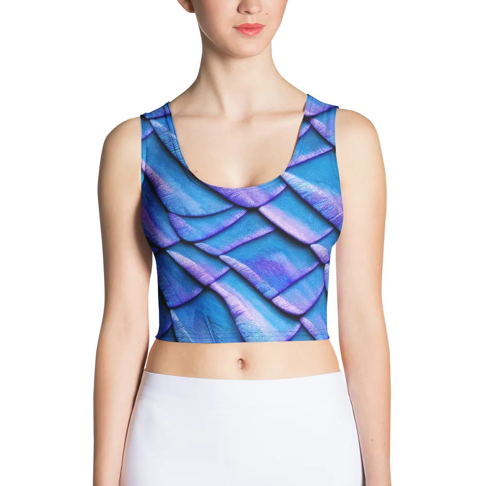 Electric Scales on Crop Top — Front