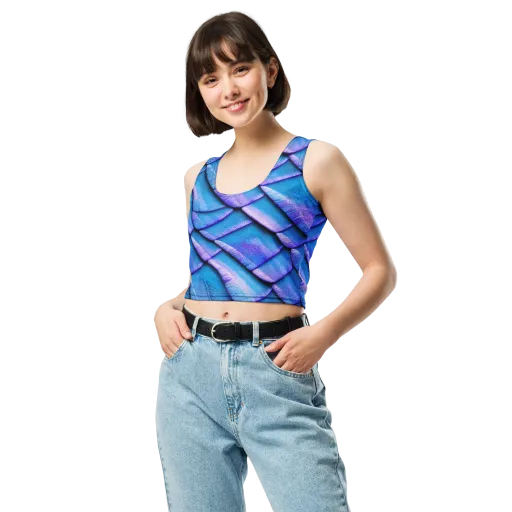 Electric Scales on a Crop Top