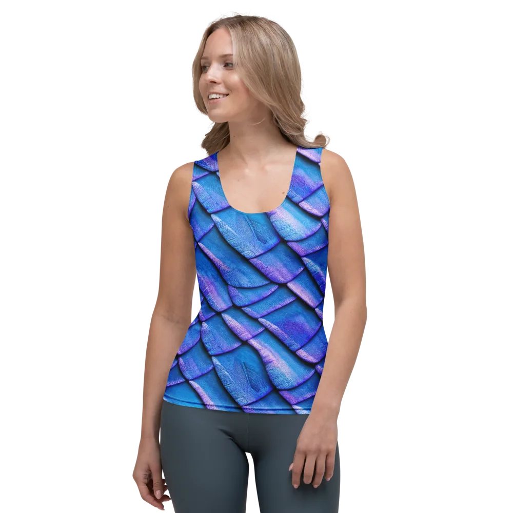 Electric Scales on Women's Tank Top — Front