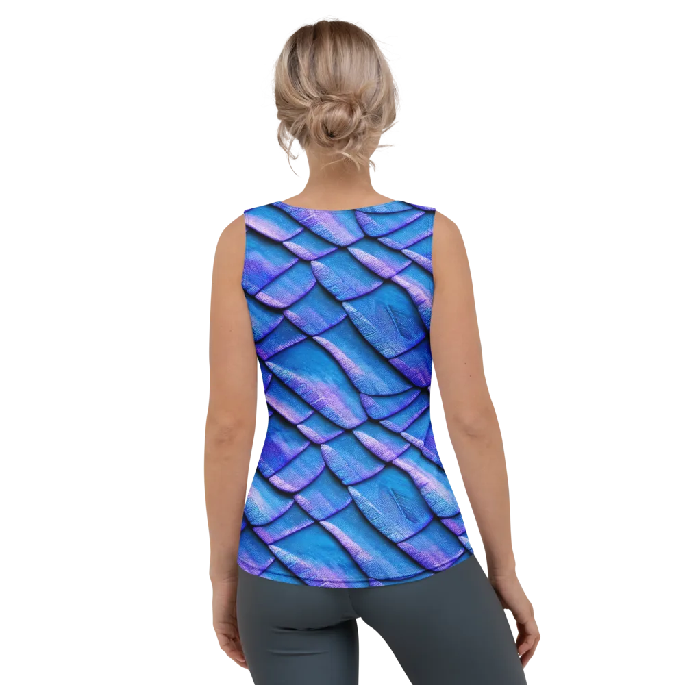 Electric Scales on Women's Tank Top — Back