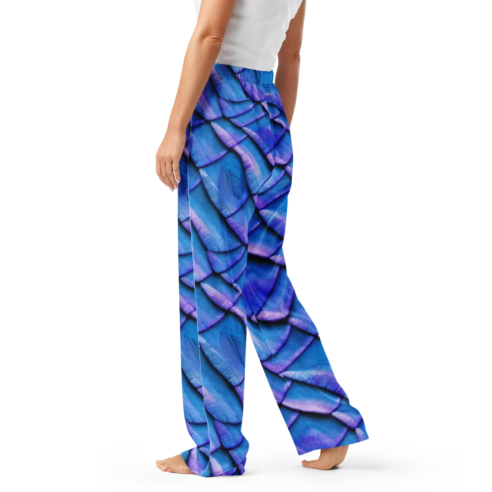Electric Scales on Women's Pajama Pants — Left