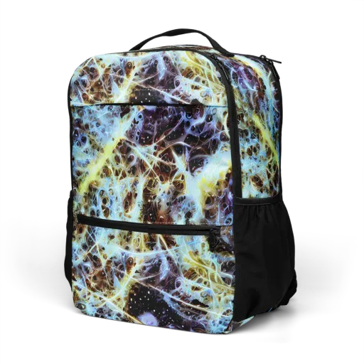 Iridescent Orbit on a Utility Backpack