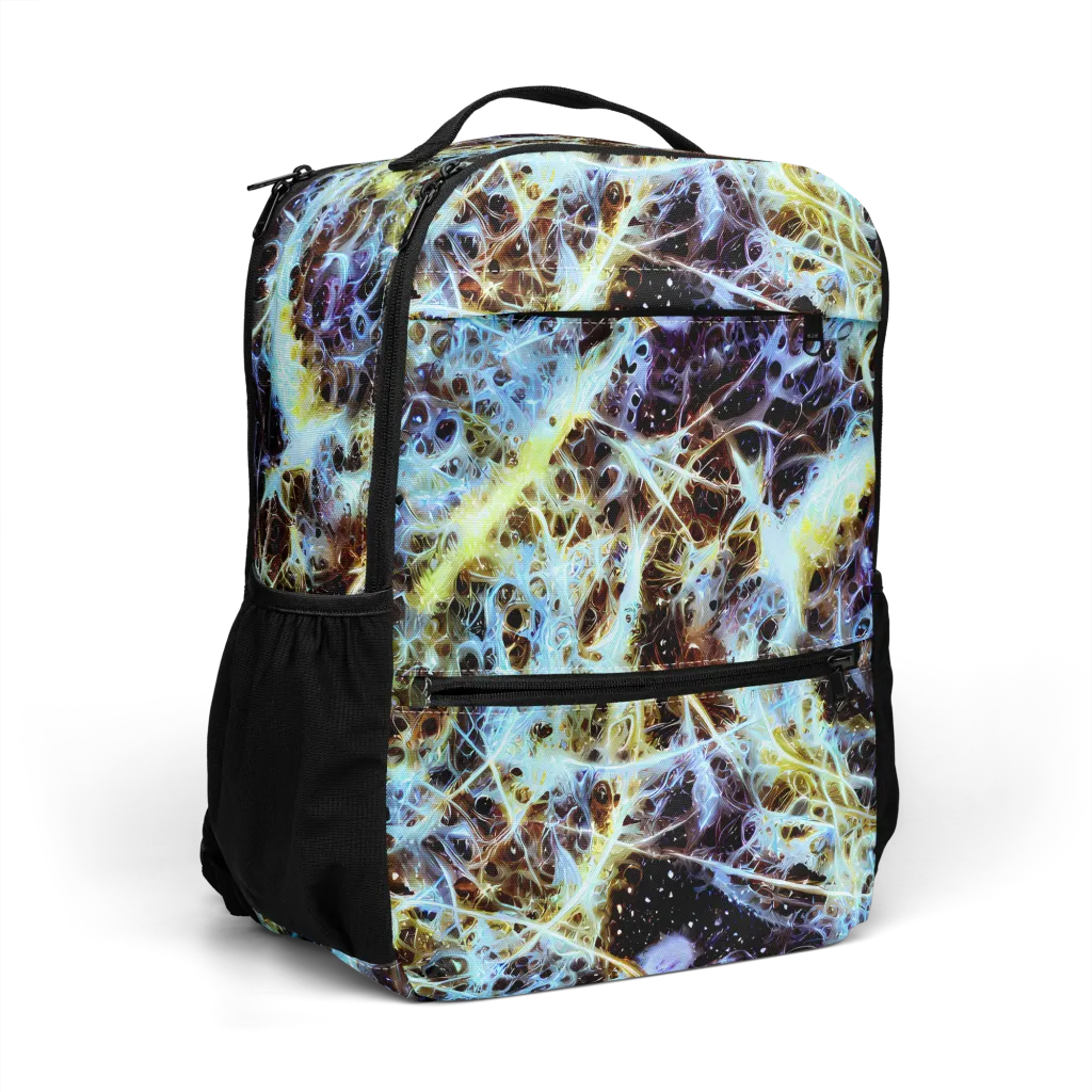 Iridescent Orbit on Utility Backpack — Right Front